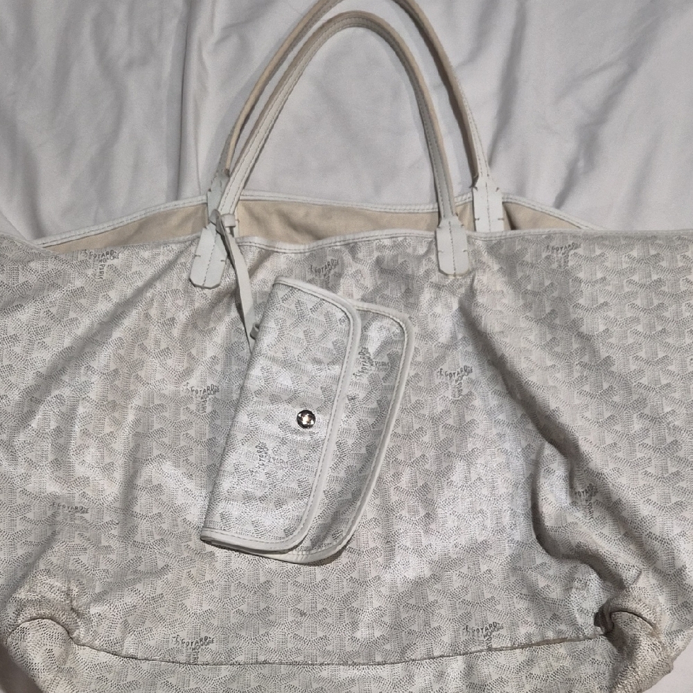 Goyard  Totes Bag Elegant White Designer Tote Bag